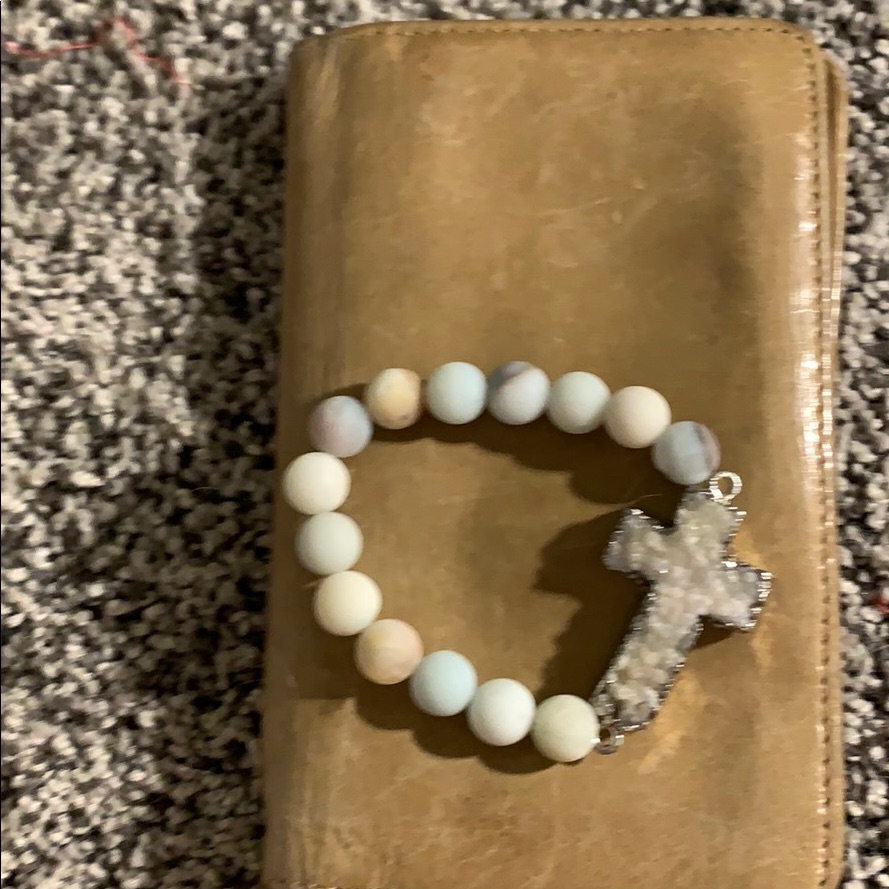 Moonstone Cross Bracelet Hesperus